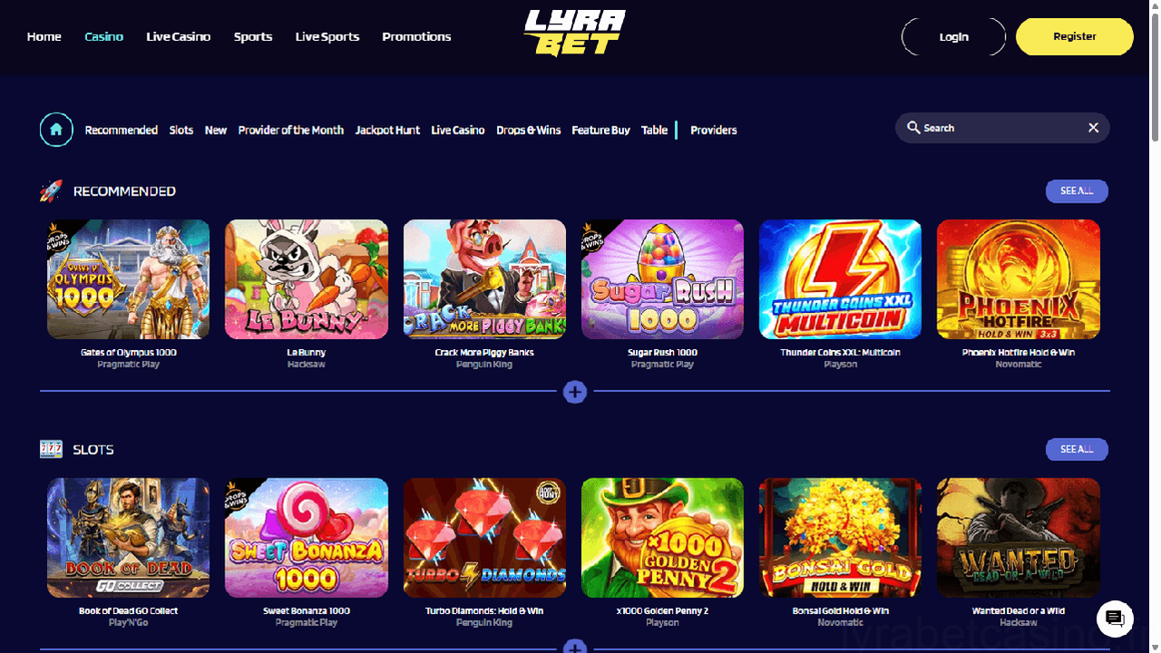 Lyrabet Casino Casino